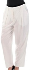 ANNE KLEIN 99 WINTER WHITE Pleat-Front DRESS PANTS Trousers SZ 4 NWT