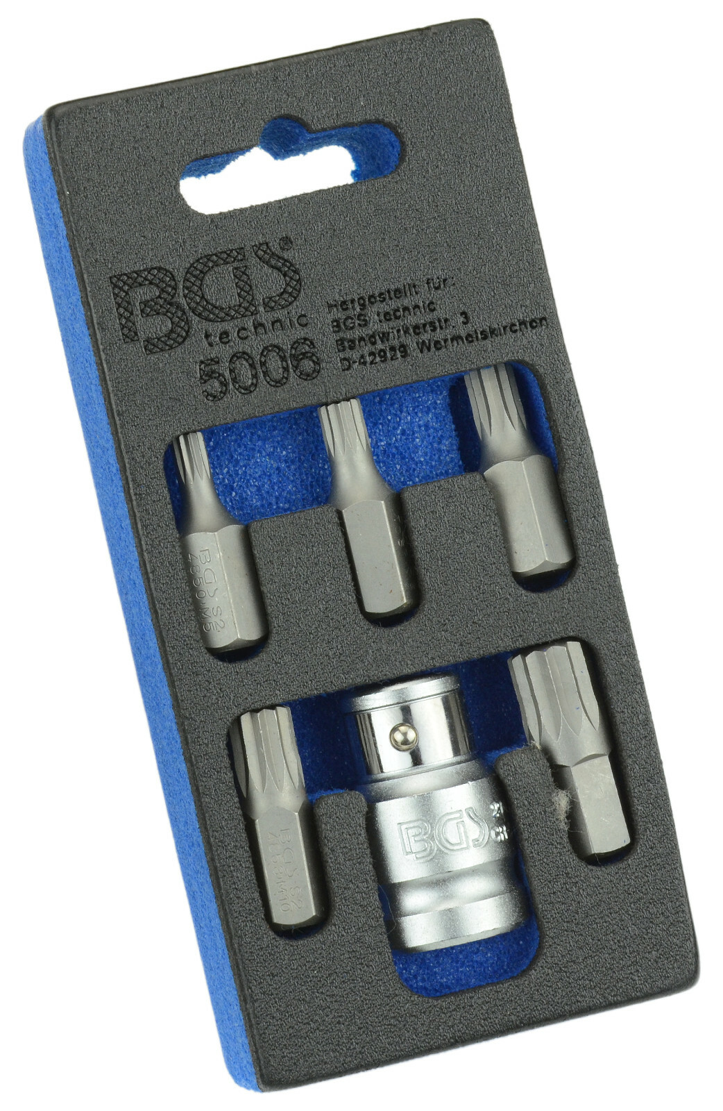 Bgs 5006 Juego de vasos puntas XZN estrella M5 M6 M8 M10...