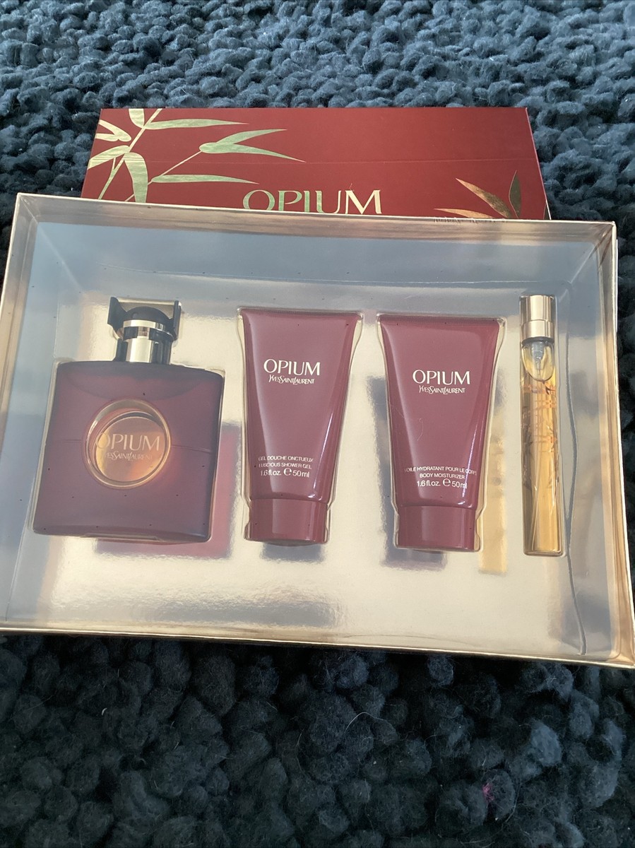 【希少】 固形パフューム rive gauche / OPIUM セット VTG Opium Yves Saint Laurent Gift Set Still Sealed In Box | eBay