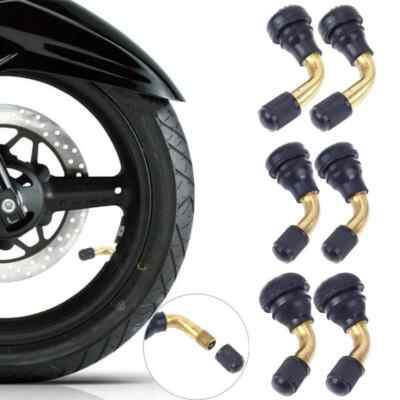 100 PCS PVR70 Car Tire Valve Air Tyre Valve Stem Bent 90 Degree Angled Rubber