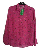 Ladies TU Scotty Dog Navy Blouse Shirt 