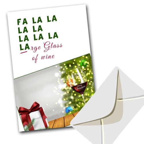 Divertido paquete de tarjetas de Navidad Navidad y sobres (tamaño a6) trabajo familia amigos - Imagen 4 de 14