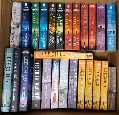 Lee Child books bundle of 26 ( 23 x paperback, 3 x hardback )