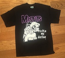 Vintage Misfits Shirt Large Cinder Block 2001