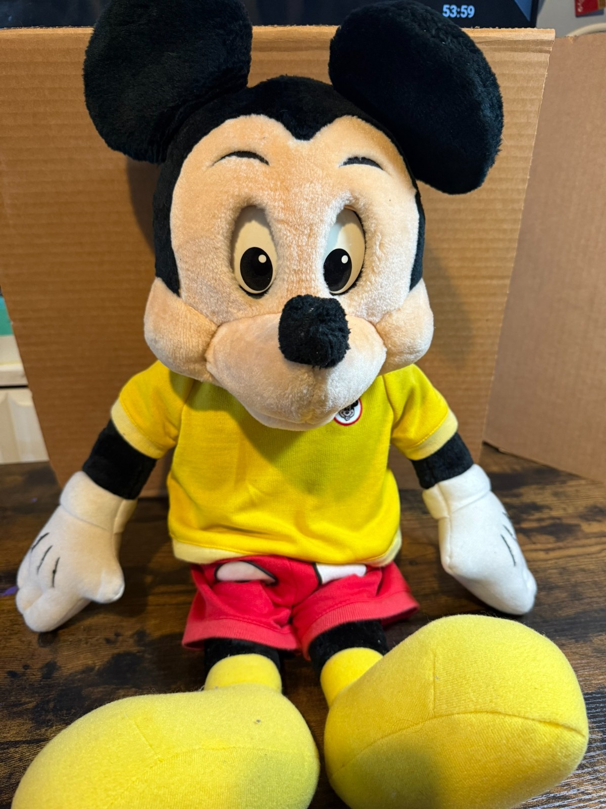 1986 Worlds of Wonder Talking Mickey Mouse Plush w/ Cassette – Tested & Works