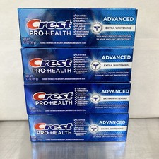 Crest Pro-Health Advanced Whitening Power Toothpaste, 4 Pack 3.5 oz EXP 04/2027 1.29 per gallon