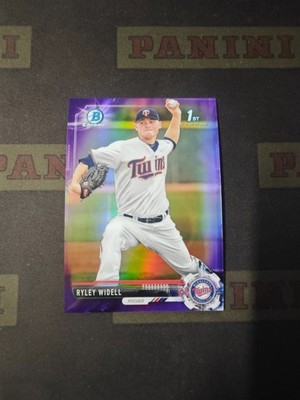 2017 Bowman Chrome Ryley Widell 1st Purple Refractor /250 #BDC 64