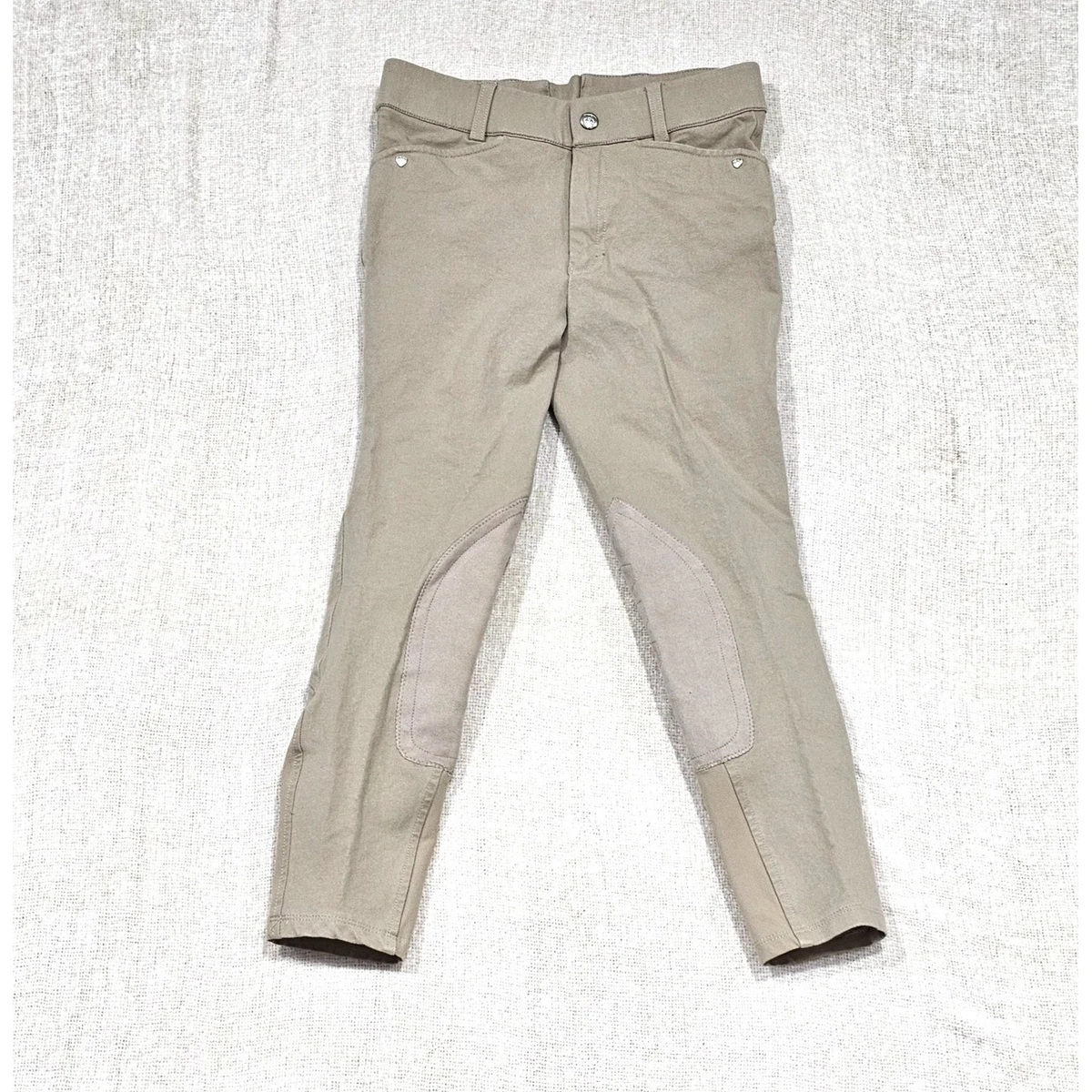 Pantaloni da bambina per equitazione modello Claire full grip con