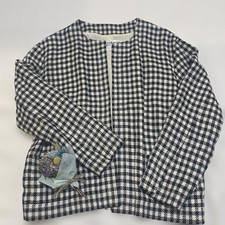 CHANEL jacket black x white rare vintage