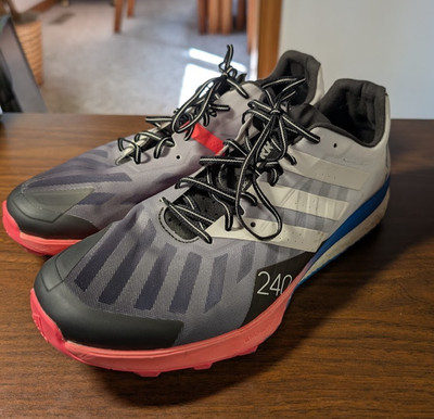 GZ8920 Adidas Terrex Speed Ultra Trail Black Turbo Men's Size 11.5