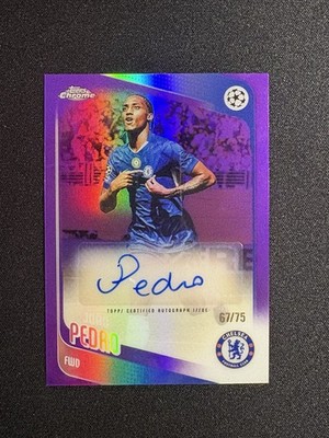 Topps Chrome UCC 25/26 Joao Pedro Auto /75 CHELSEA CA-JP