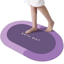 Non-slip Bathroom Mat Household Absorbent  Floor Mat