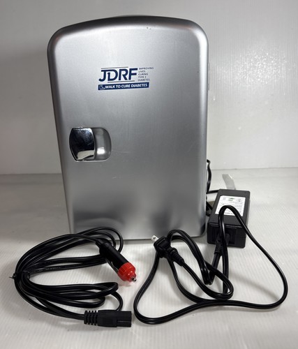 JDRF Mini Thermoelectric Cooler/Warmer Silver/gray Working