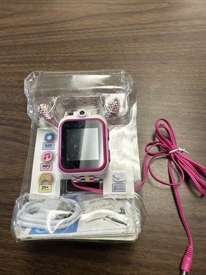 iTech Jr Kids Smartwatch Earbuds & Smartwatch Set - Pink Checkerboard