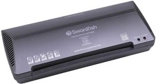 Swordfish A4 Laminator Paper Document Jam Free Streamline Fast Warm Up - Black