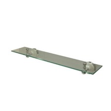 Elements Of Design EBA1119C 21-5/8" Wall Mounted Glass Shelf - Chrome