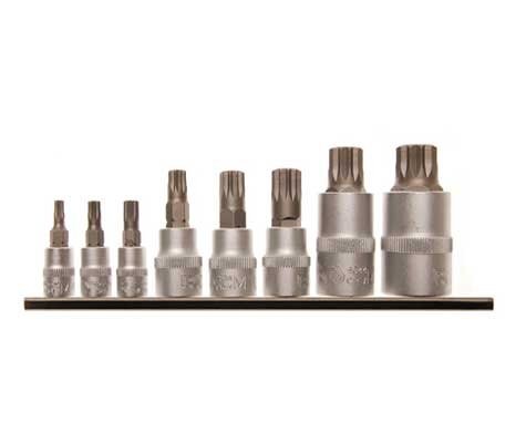 Douilles XZN M4 à M16 en acier CR-V pour cliquets 1/4" 3/8" et 1/2"