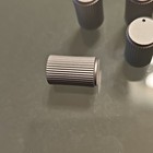 Alcoswitch Aluminum Potentiometer Knob 18-Spline 6mm Silver Finish NOS 10-Pack — photo 6