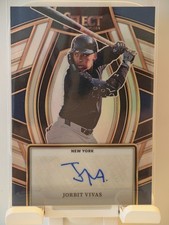 2024 Panini Select Baseball Jorbit Vivas Signatures Prizm Auto #SS-JV Yankees