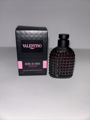 VALENTINO Uomo BORN IN ROMA INTENSA EDP Intense Mini Bottle oz 4ml  NIB
