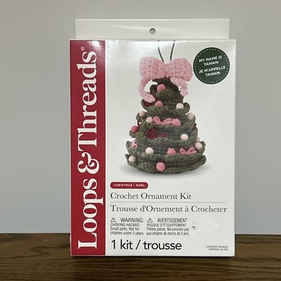 Loops & Threads Crochet Christmas Ornament Kit My Name is Tannin Tree New