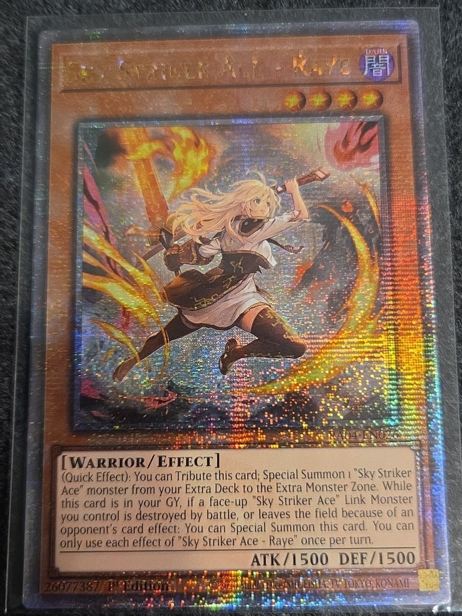 Sky Striker Ace - Raye (New Alt Art) (Quarter Century Secret Rare