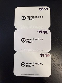 $213.33 Target Gift Card Merchandise Credit Lot