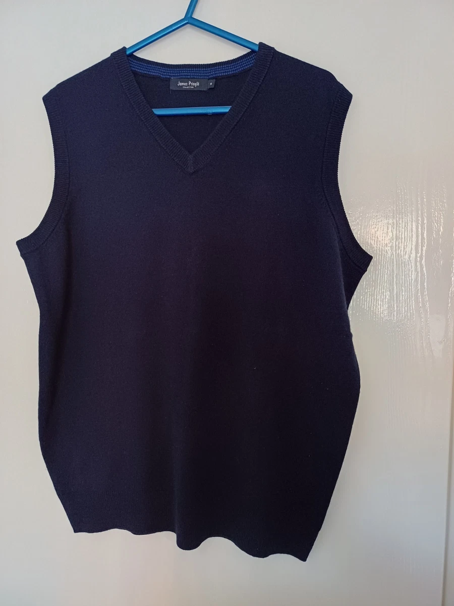 Veste Polaire Homme James Pringle UK 2XL (44) - Bleu Marine, Doublée, Full Zip