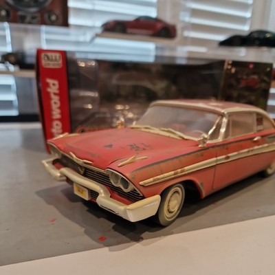 1/18 Auto World Christine 1958 Plymouth Fury, Not Mr, cmc, exoto Stunning Peace