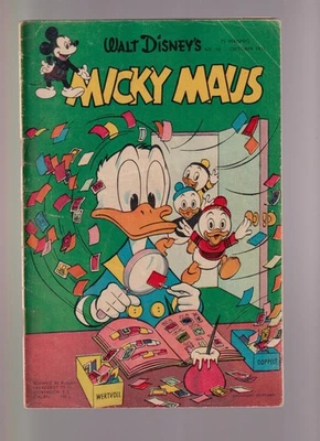 Micky Maus Jahrgang 1954 Original Heft Nr. 10 Ehapa Zustand ( 3 ) - Bild 1 von 3