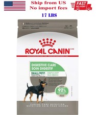 Royal Canin Canine Care Nutrition Small Digestive Care Dry Dog Food, 17 lb Bag.