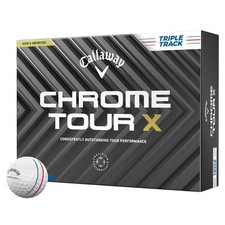 Callaway Chrome Tour X Triple Track Golf Balls Prior Generation 1 Dozen White