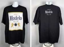 New Modelo Cerveza Beer It's Modelo Time Foo T Shirt Mens 2XL