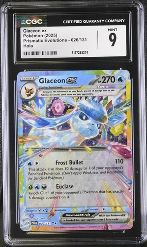 Glaceon ex graded CGC 9 for sale on eBay