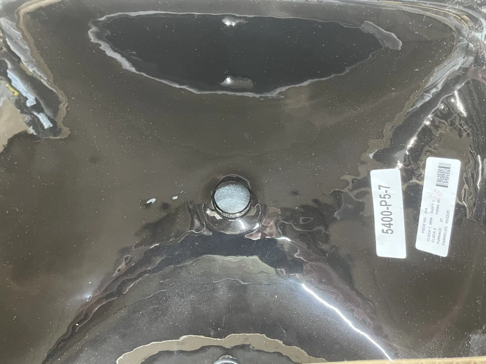 Fregadero de hierro fundido esmaltado Kohler K-5400-P5-7 Iron Plains 19-9/16" - LEER - Foto 2 de 2