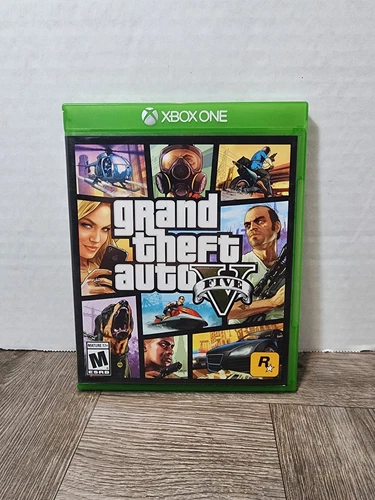 Grand Theft Auto V Xbox One GTA 5 COMPLETE Manual + Map