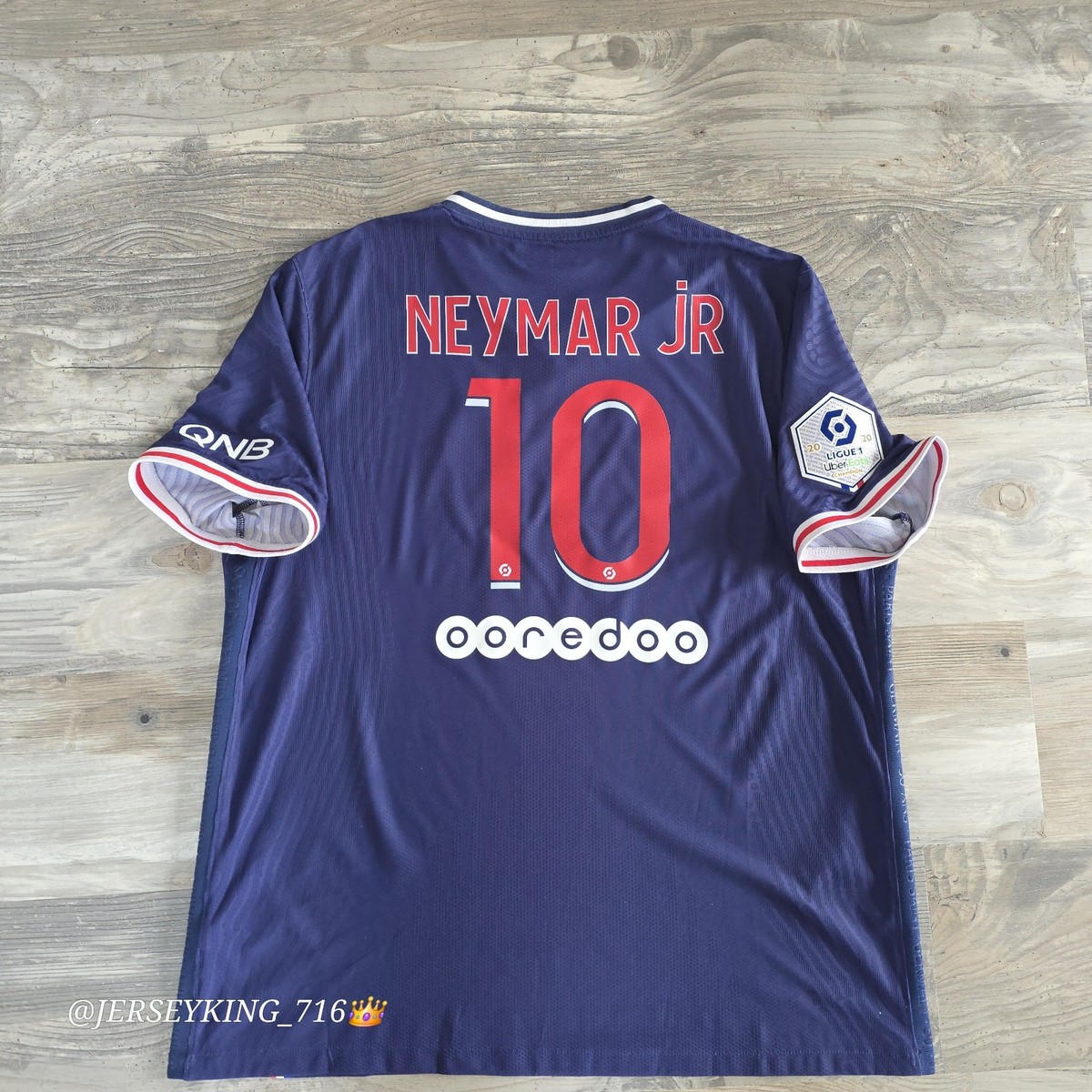 Nike PSG Neymar Jr #10 2020/2021 Authentic Home Jersey Vaporknit