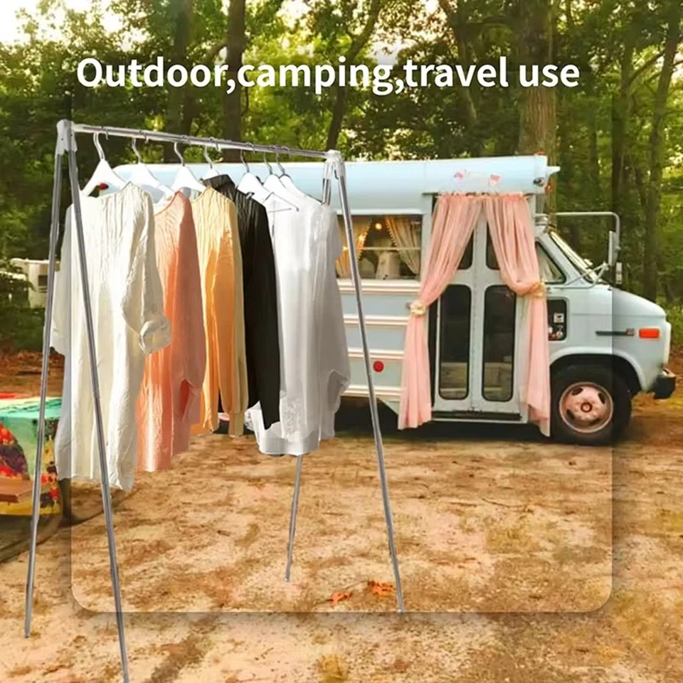 Kompakter Kleiderständer Ausziehbarer Wäschetrockner mit Aufbewahrungstasch2064 - Bild 4 von 4