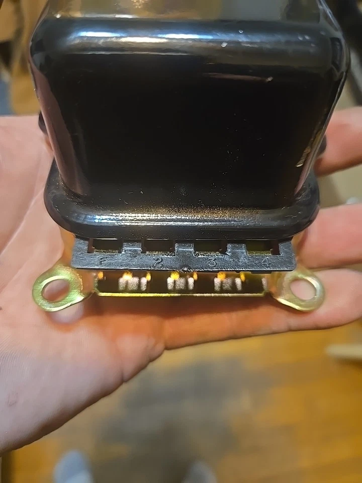 Vintage Gm Delco Remy 12 Voltage Regulator 519 Camaro Corvette 1964-1971 Mint - Image 3 of 4