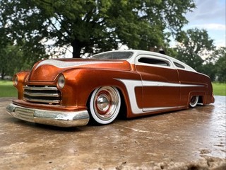 ✨ Storage Find ✨ Jada LoPro 1951 Mercury Custom Metallic Orange 1:24 Diecast
