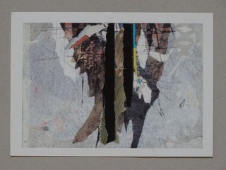 Vorstoß Alfred Traugott Mörstedt Collage signierter Autograph 1998