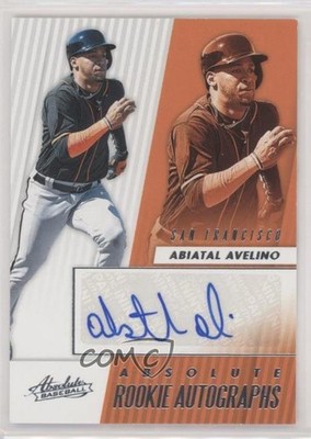 2019 Panini Chronicles Absolute Rookie Abiatal Avelino #ARA-AA Auto h3a