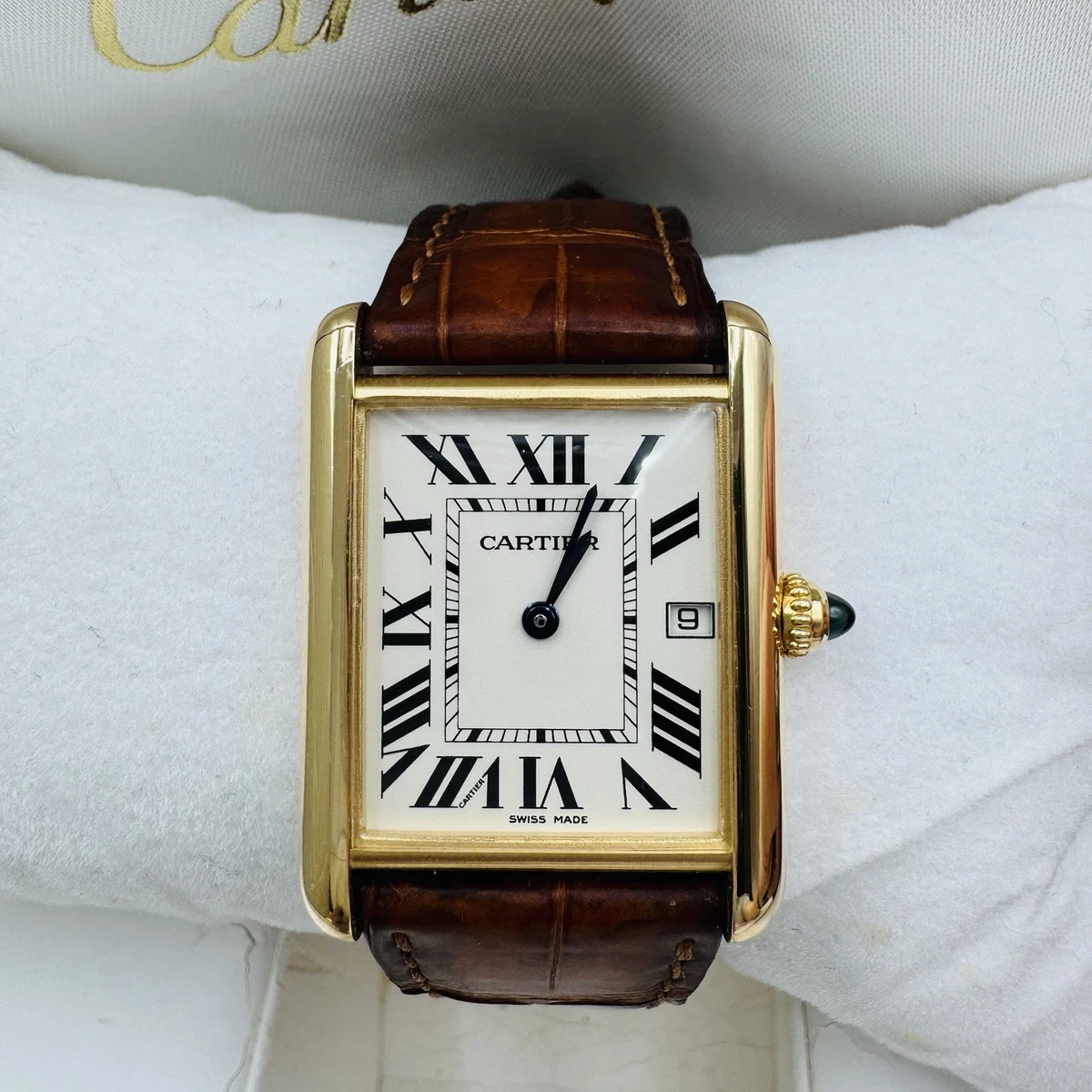 Cartier Tank - 18 mm, Yellow Gold for sale | eBay