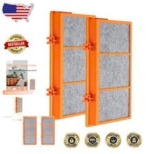 Easy Install 2pk HEPA Filters for Holmes Bionaire - Smoke Dust Odor Removal