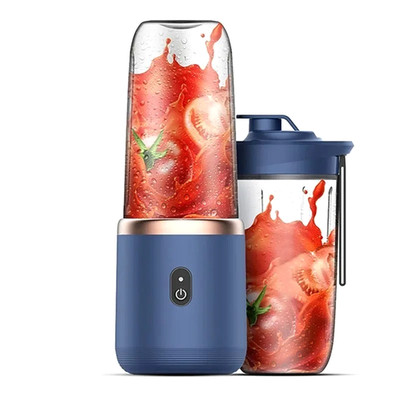 Portable USB Rechargeable Blender Smoothie Maker 6 Blade Personal Juicer Cup 380