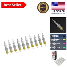 Individually Packed Disposable Tattoo Needles - 50pcs Round Shader Assortment