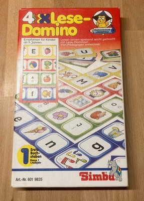 Simba 601 9835 - 4x Spiel Lesedomino