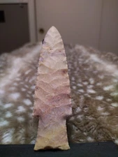 Hardin Unique Brier Creek With Nice Druze Quartz Pocket 4 1/2" x 1 1/4"