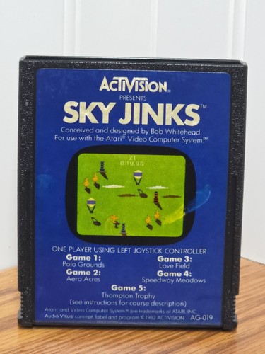 Sky Jinks 1982 (Atari 2600) - GETESTET - nur Cartridge