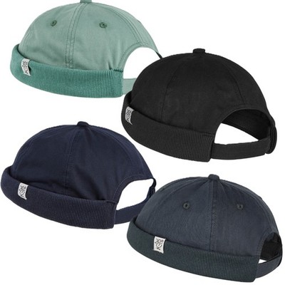 Cleptomanicx One Size Cap Brimless Gull Kappe ohne Schild Bio-Baumwolle Twill 